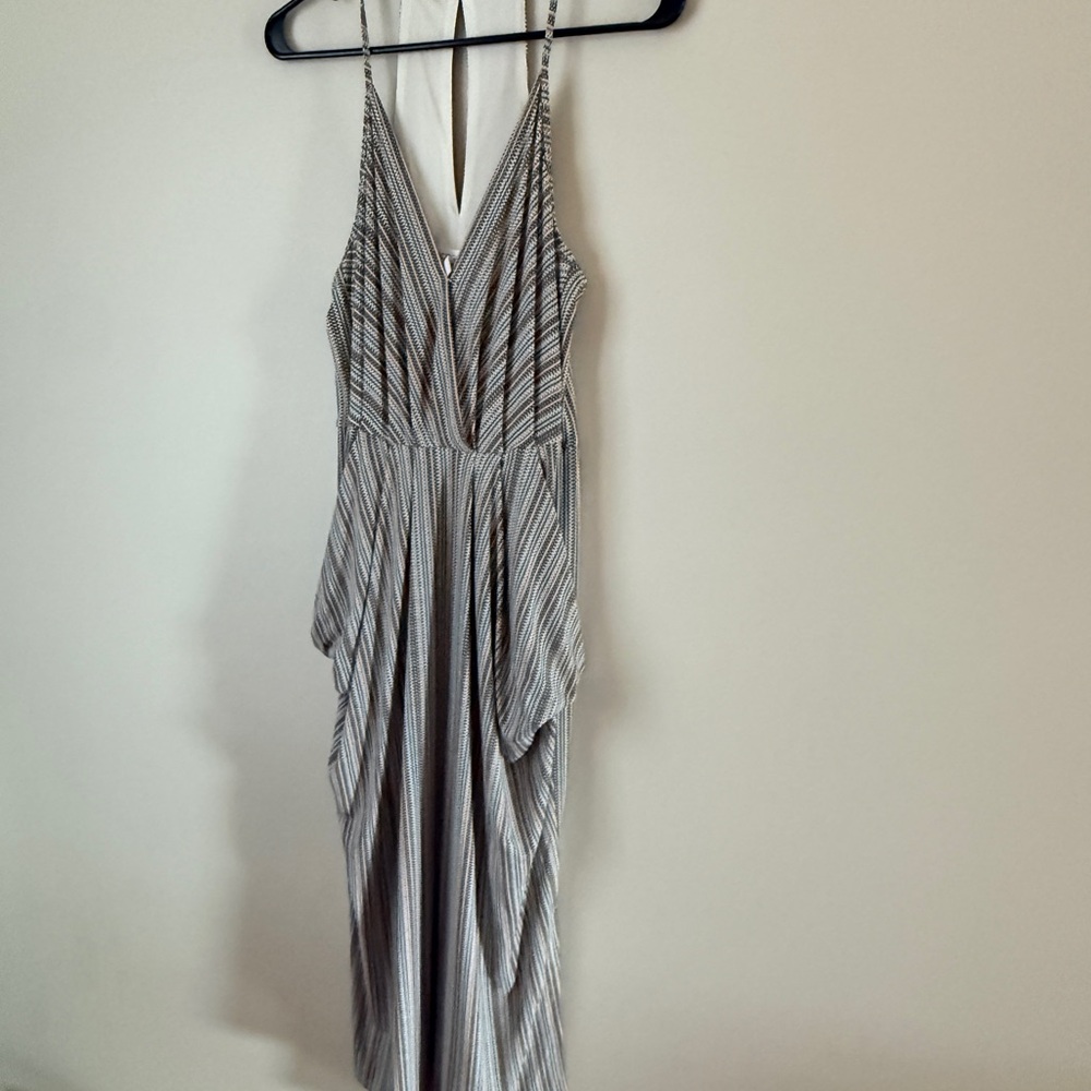 BCBGeneration Black and White Striped Dress